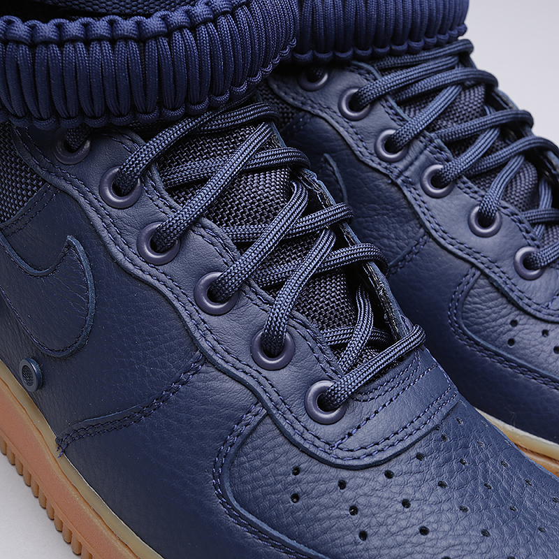 мужские синие кроссовки Nike SF Air Force 1 864024-400 - цена, описание, фото 3
